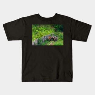 Oxen & Cart Kids T-Shirt